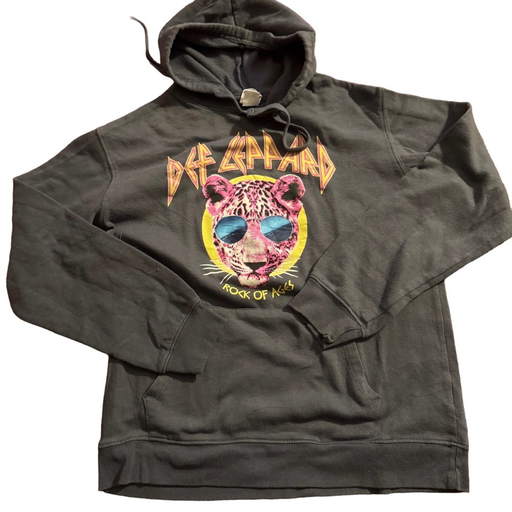 EUC Def Leppard Rock of Ages Hoodie medium